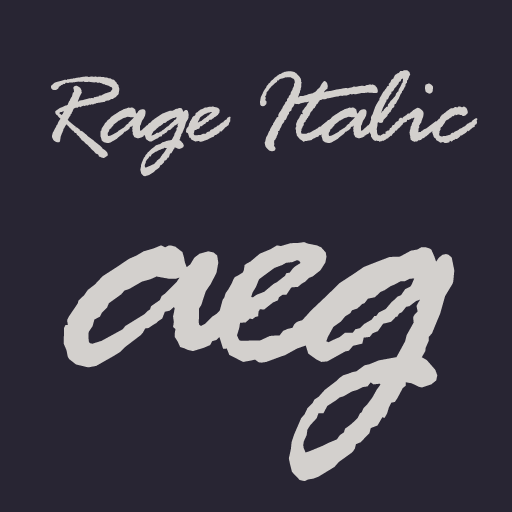 Rage Italic Font APK Download for Android