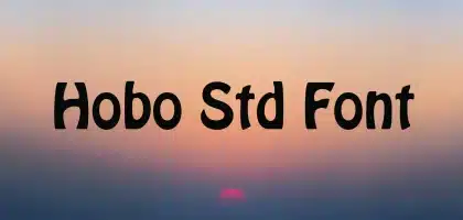 Hobo STD Font Download