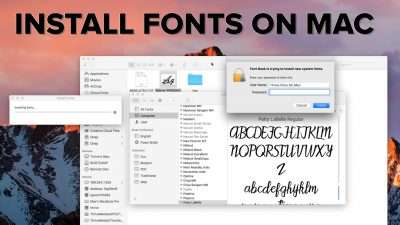 How to Install Fonts MAC