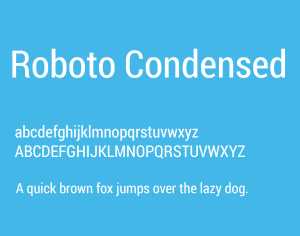 Roboto Condensed Font [Download]