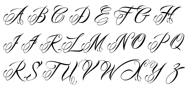 Fonts for Tattoos