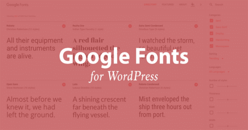 Remove Google Fonts From a WordPress Theme