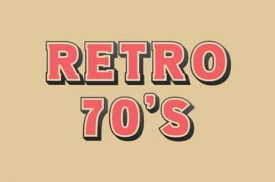 Retro Fonts 70s
