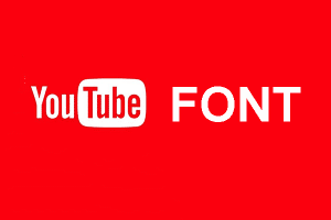 YouTube Font Download