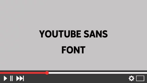 YouTube Sans Font Family