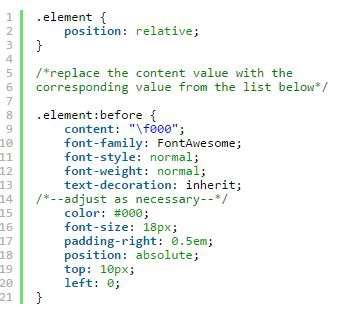 Font Awesome CSS