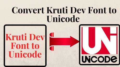 Kruti Dev 050 Wide to Unicode Font