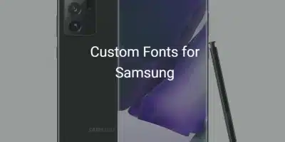 Samsung Fonts APK Android 11
