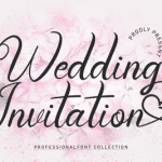 Wedding Invitation Fonts Dafont