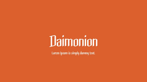 daimonion-font