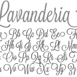 lavanderia-font