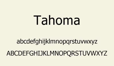 tahoma-font
