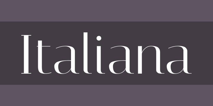 italiana-font