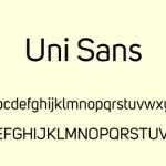 Uni Sans Font