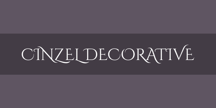 cinzel-decorative-bold-font