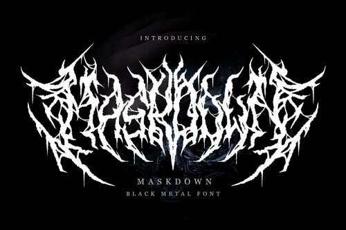 black-metal-font