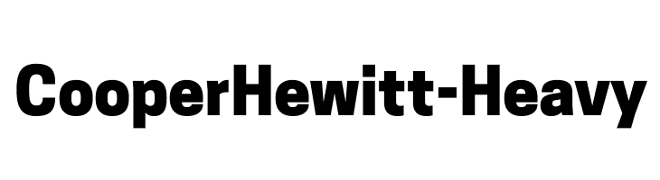 cooper-hewitt-heavy-font