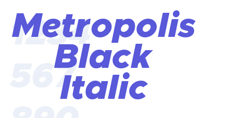 metropolis-black-italic-fonts