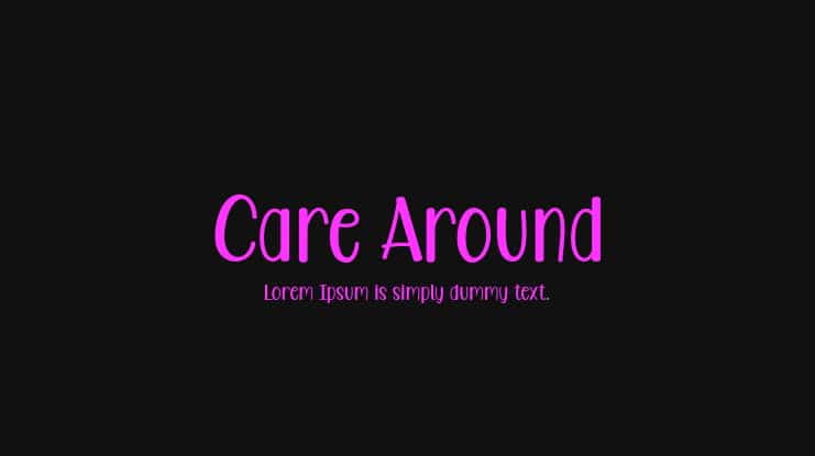 care-around-font