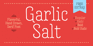 garlic-salt-font