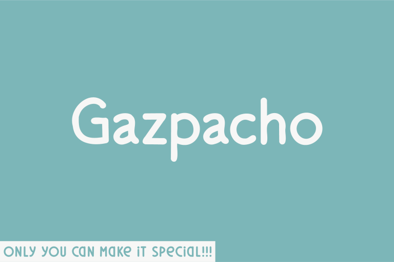 gazpacho-font-download-free