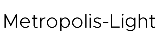 metropolis-light-font-download-free
