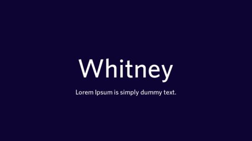whitney-font-download-free