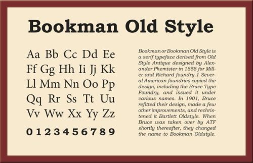 bookman-old-style-font