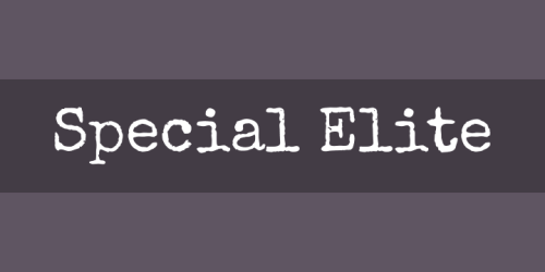 special-elite-font-download-free