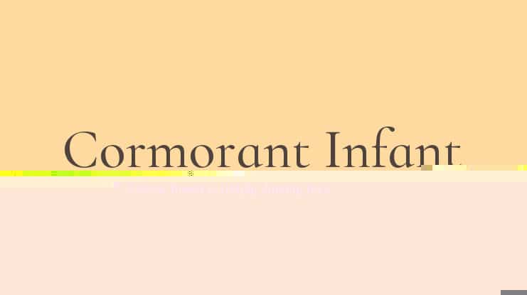 cormorant-infant-font