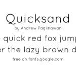 quicksand-font