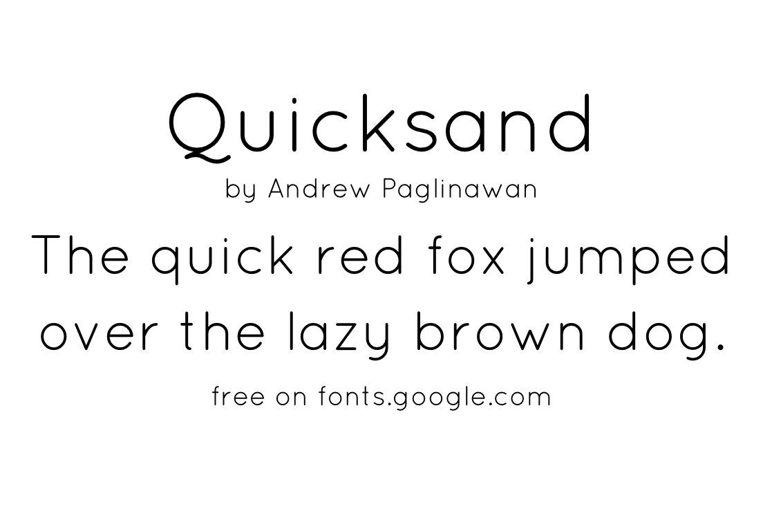 quicksand-font